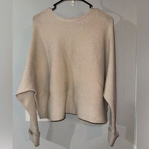 Tahari Beige Women's Crew Neck Sweater